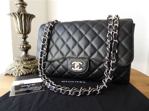 chanel jumbo silver hardware|Chanel flap.